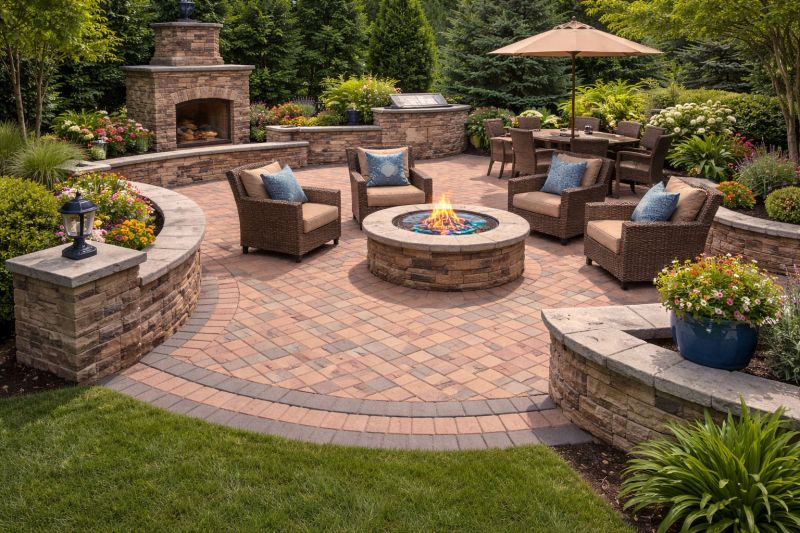 Patio Brick Installation in West Hartford, CT