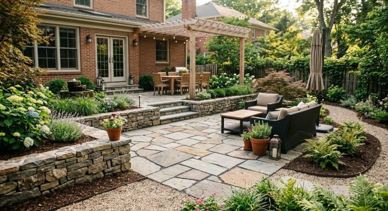 Poolside Hardscaping in Norwalk, CT